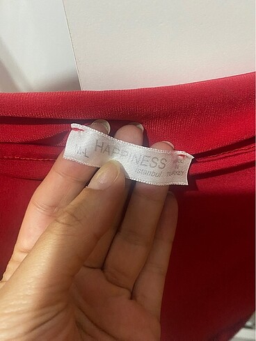 Kırmızı mini elbise - Görsel 5