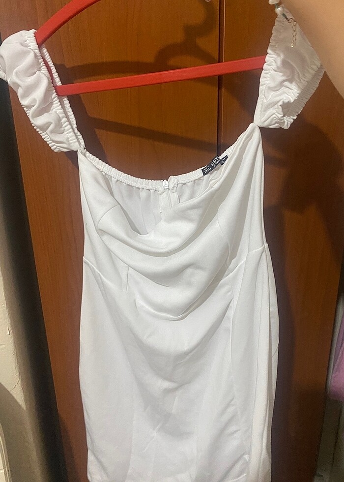 Beyaz elbise - Görsel 4
