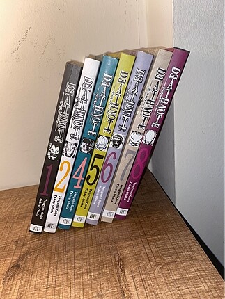 Death Note 1-2-4-5-6-7-8