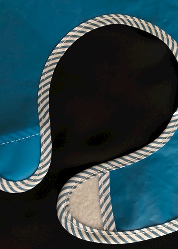 Parlak Mavi Bebek Önlüğü - Görsel 4