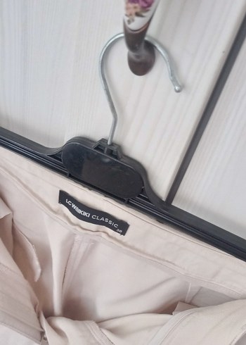 LC Waikiki Kadın Bej Midi Kumaş Pantolon