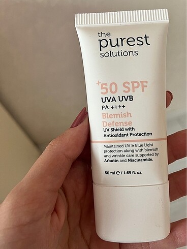 The purest güneş kremi