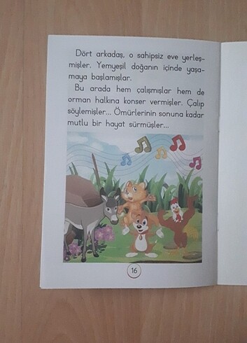 9 adet, 16 sayfalık hikaye kitaplari
