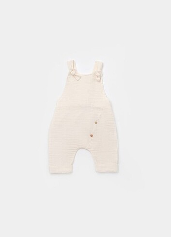 3-6 Ay Beden Organik pamuk muslin bayramlık tulum