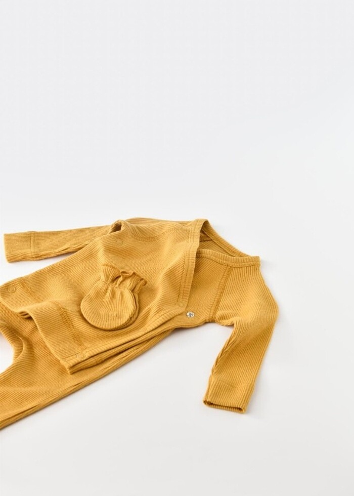 4 parça set organik pamuk - Görsel 4