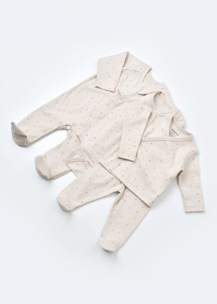 BabyCosy 10 parça hastane çıkışı organik pamuk - Görsel 5