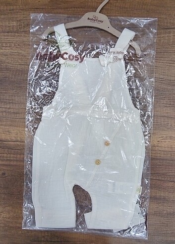 Diğer BabyCosy Organik Müslin Bayramlık Salopet