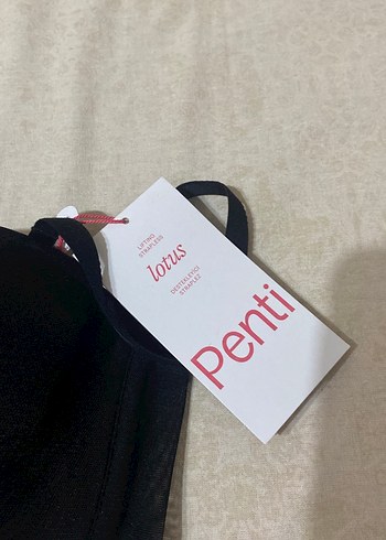 Penti Siyah Minimalist Goth Midi Sütyen