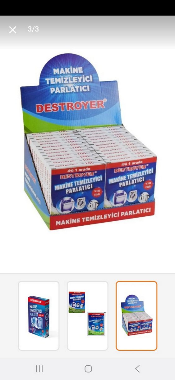Destroyer Makine Temizleyici Parlatıcı 2x50g - Görsel 3