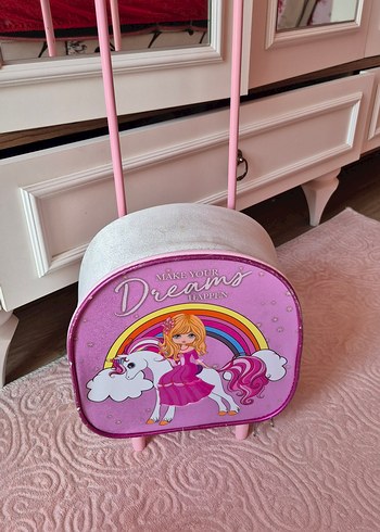 Renkli Pembe Çocuk Okul Çantası Tweety Desenli - Görsel 3