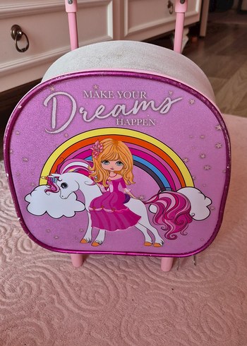 Renkli Pembe Çocuk Okul Çantası Tweety Desenli - Görsel 2