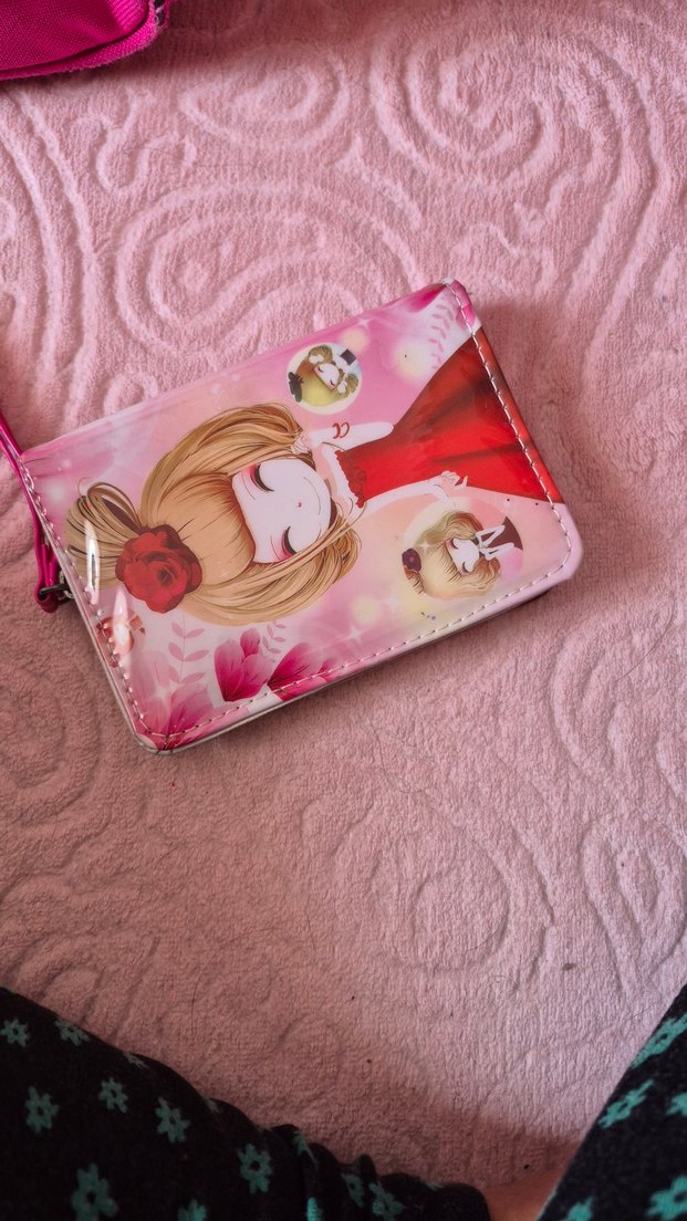 Renkli Pembe Tweety Okul Çantası ve cüzdan - Görsel 3