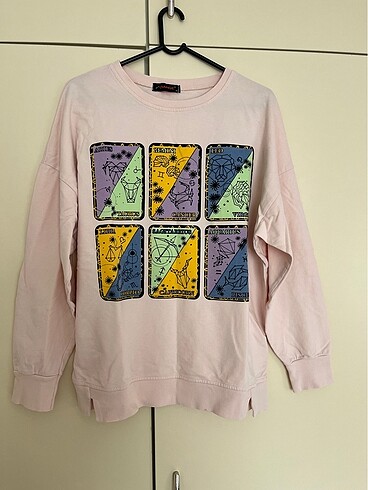 m Beden pembe Renk Sweatshirt
