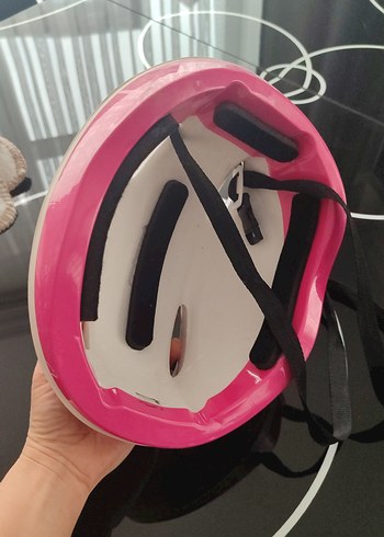 Renkli Baskılı Pembe Motosiklet Kaskı - Görsel 2