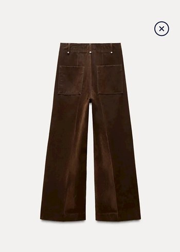 Zara Zara sezon ürünü Süet kot Pantolon
