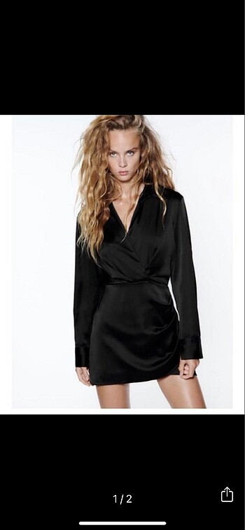 Zara Saten Elbise