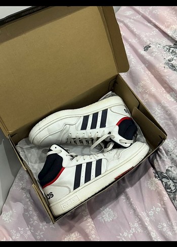 Beyaz Erkek Spor Ayakkabı Velcro Bantlı - Görsel 2