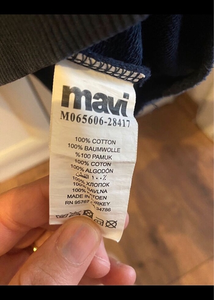 Mavi sweat - Görsel 3