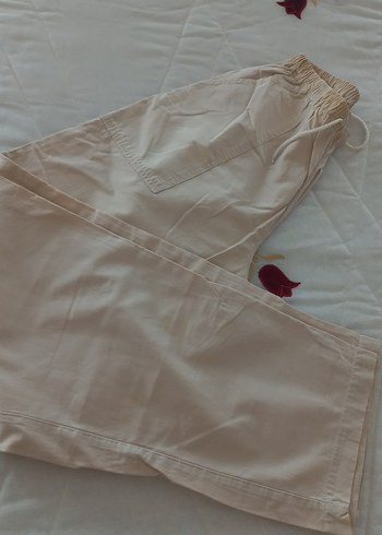 40 Beden Krem Keten pantolon