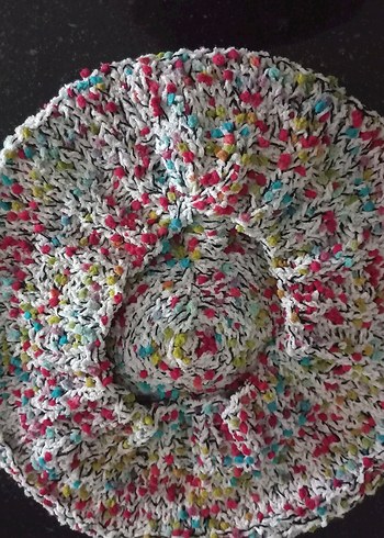 Renkli Örgü Kadın Bere - Görsel 3