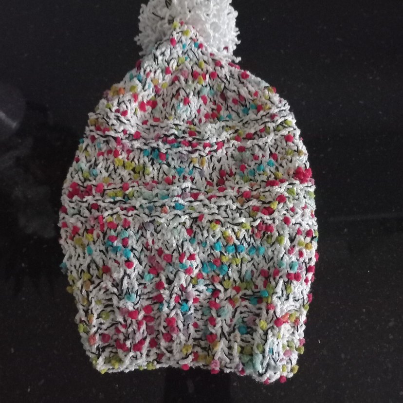 Renkli Örgü Kadın Bere - Görsel 4