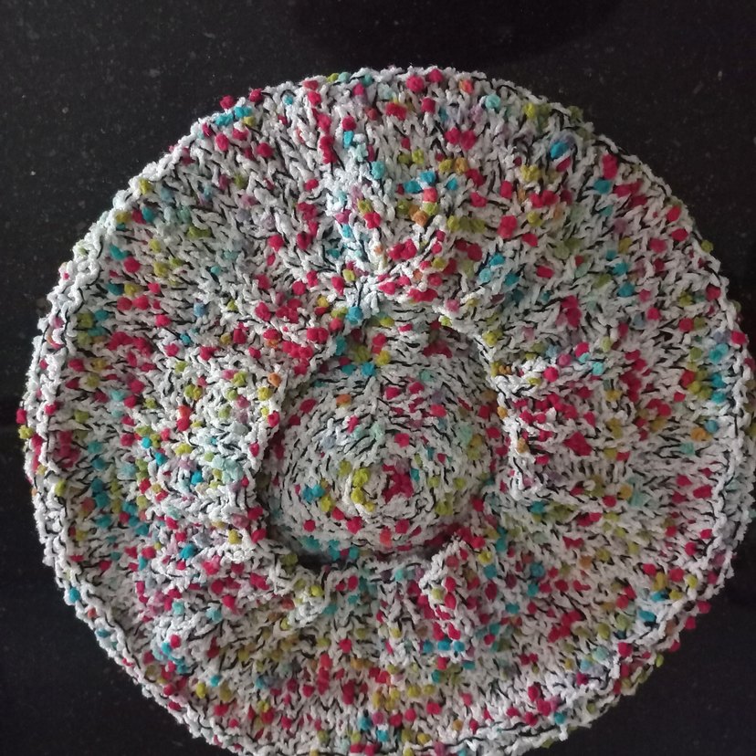 Renkli Örgü Kadın Bere - Görsel 3