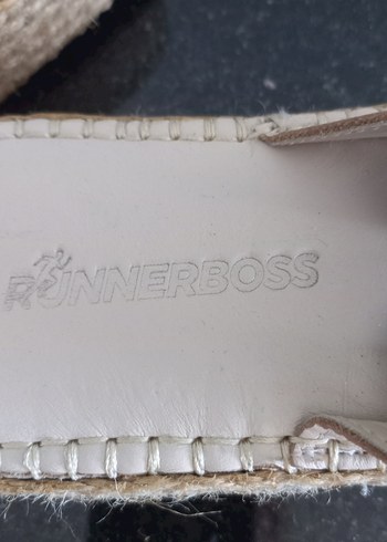 Deri Kadın  krem renkli Dolgu Topuklu Espadril Terlik - Görsel 4