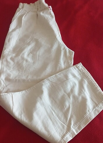 Yazlık bez kumaş pantolon