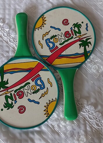 İki adet Plastik yapıskanlı raket - Görsel 2