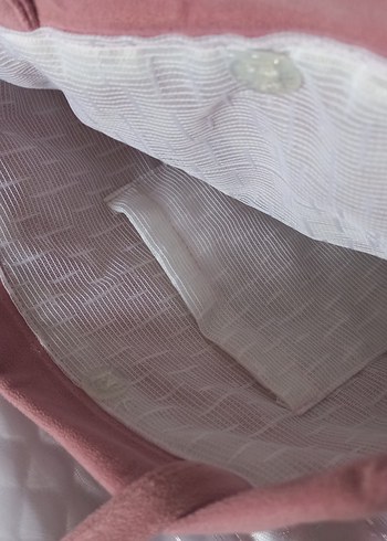 Beden Tay tüyü astarlı askılı çanta