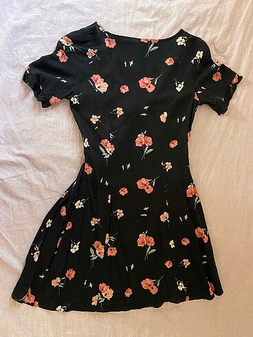 H&M H&M Siyah Çiçekli Elbise