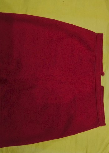 Kırmızı Mini Etek - Görsel 3