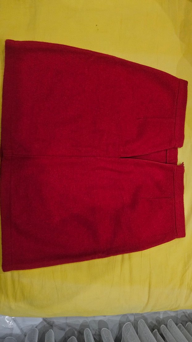 Kırmızı  Mini Etek - Görsel 2