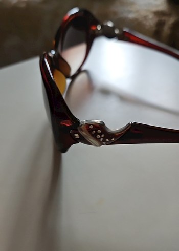 Kahverengi Tokalı Kadın Güneş Gözlüğü - Görsel 6