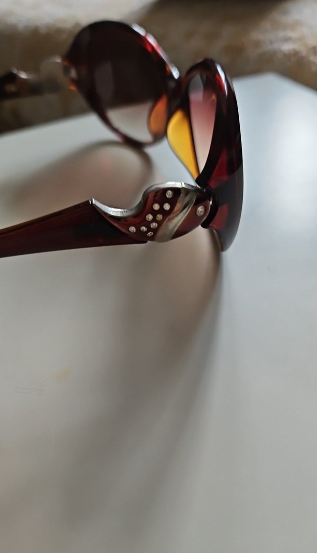 Kahverengi Tokalı Kadın Güneş Gözlüğü - Görsel 5