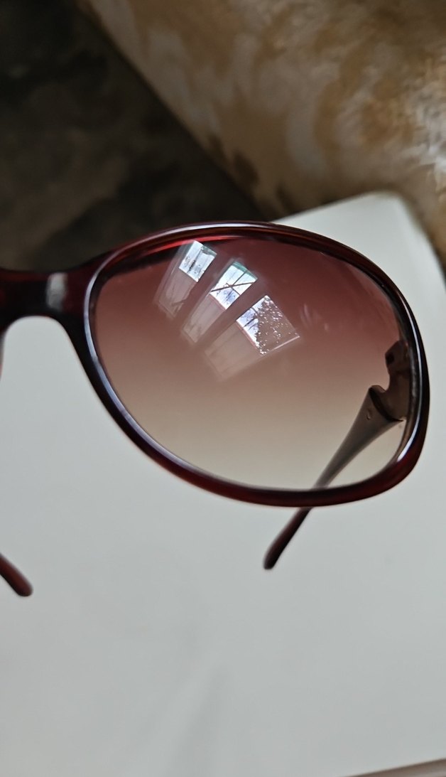 Kahverengi Tokalı Kadın Güneş Gözlüğü - Görsel 3