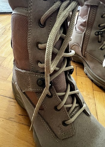 Bej Süet Kamuflaj Desenli Erkek Bot - Görsel 5