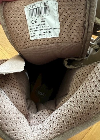 Bej Süet Kamuflaj Desenli Erkek Bot - Görsel 7