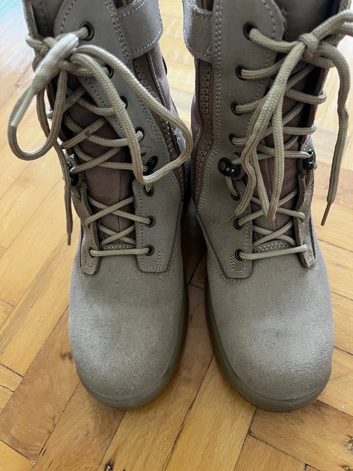 Bej Süet Kamuflaj Desenli Erkek Bot - Görsel 2