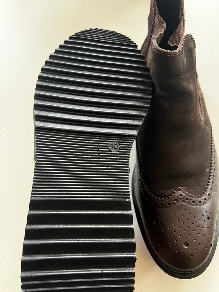 Kahverengi Deri Tokalı Erkek Bot - Görsel 5