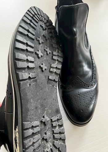 Siyah Deri Erkek Ofis Botu - Görsel 3