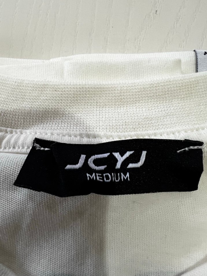 Baskılı Beyaz erkek Tişört - Görsel 3