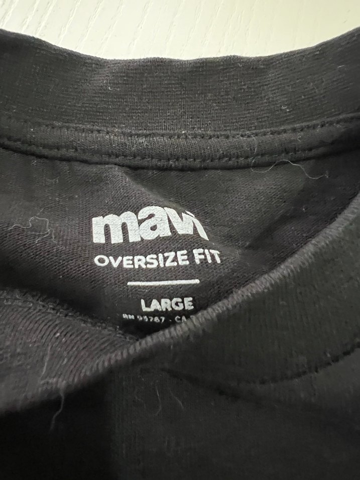 Siyah Baskılı Kısa Kollu Erkek Tişört - Görsel 2