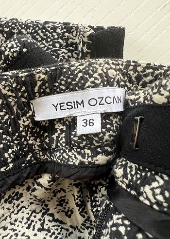Diğer Yılan Desenli Kadın Kumaş Pantolon