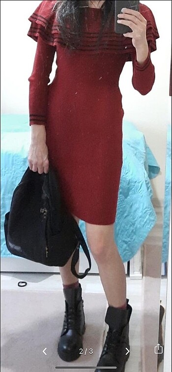 Triko elbise - Görsel 2