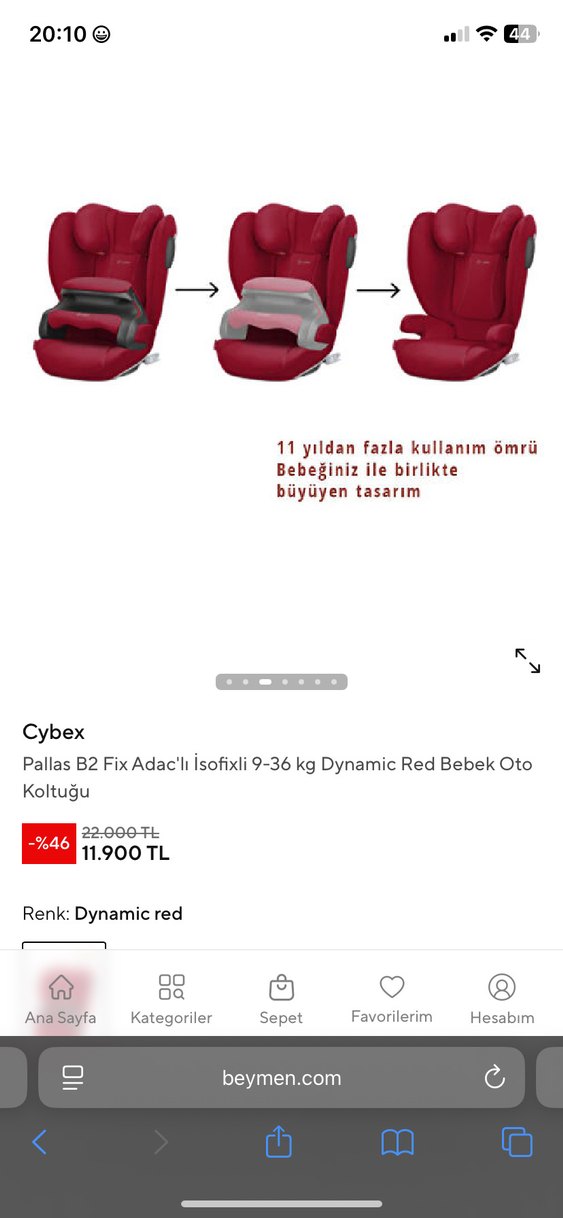 Cybex 360 derece Oto Koltuğu - Görsel 5