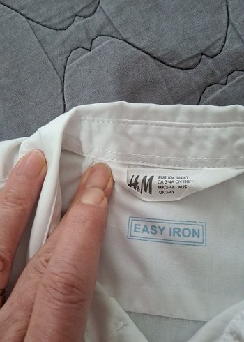 Beyaz Düğmeli Erkek Gömlek - Görsel 2