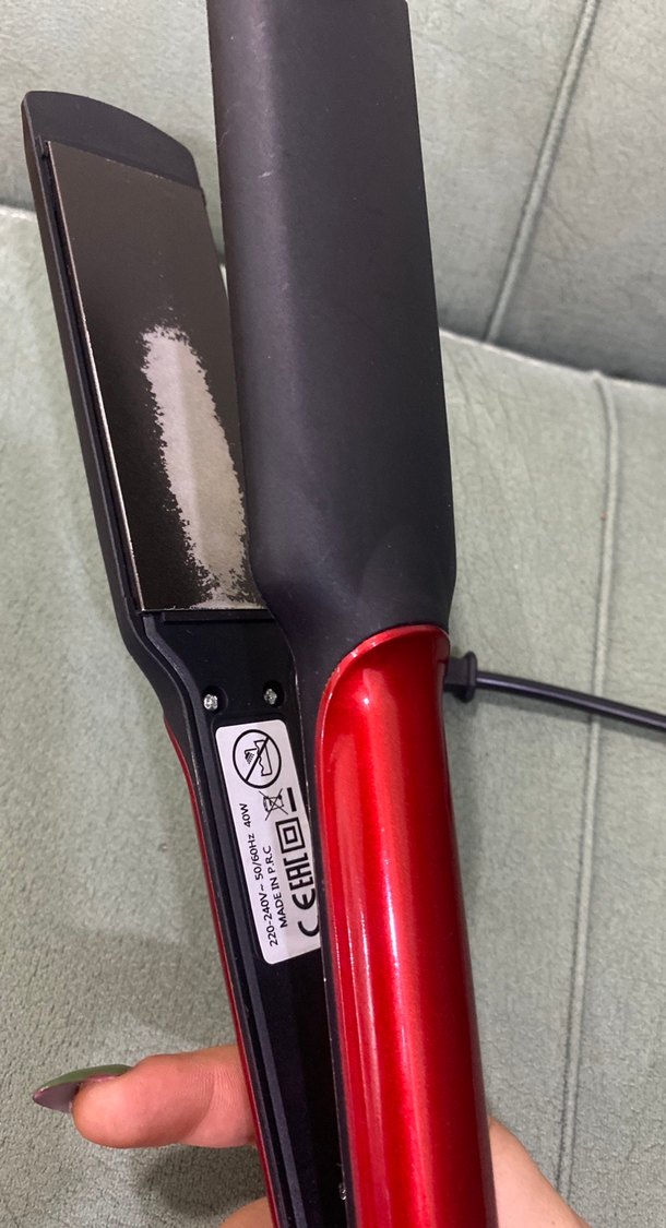 Kırmızı DEMPOWER Saç Düzleştirici - Görsel 2