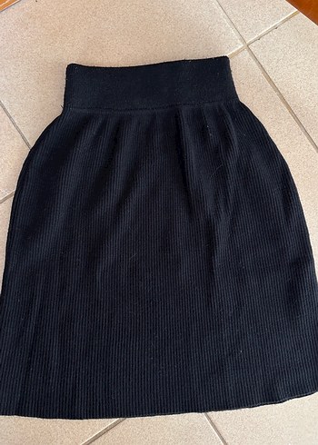 Siyah Boğazlı Triko Kadın Kazak takım - Görsel 2