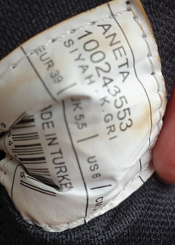 Kinetix Siyah Spor Kadın Spor Ayakkabı 39 - Görsel 7